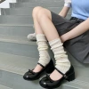 Spring and summer thin knitted jk pile sock set, white long calf sock, women's leg set Lolita 230 Application Scenario